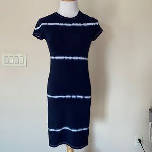 ATM Anthony Thomas Melillo Tie Dye Baby Tee Dress